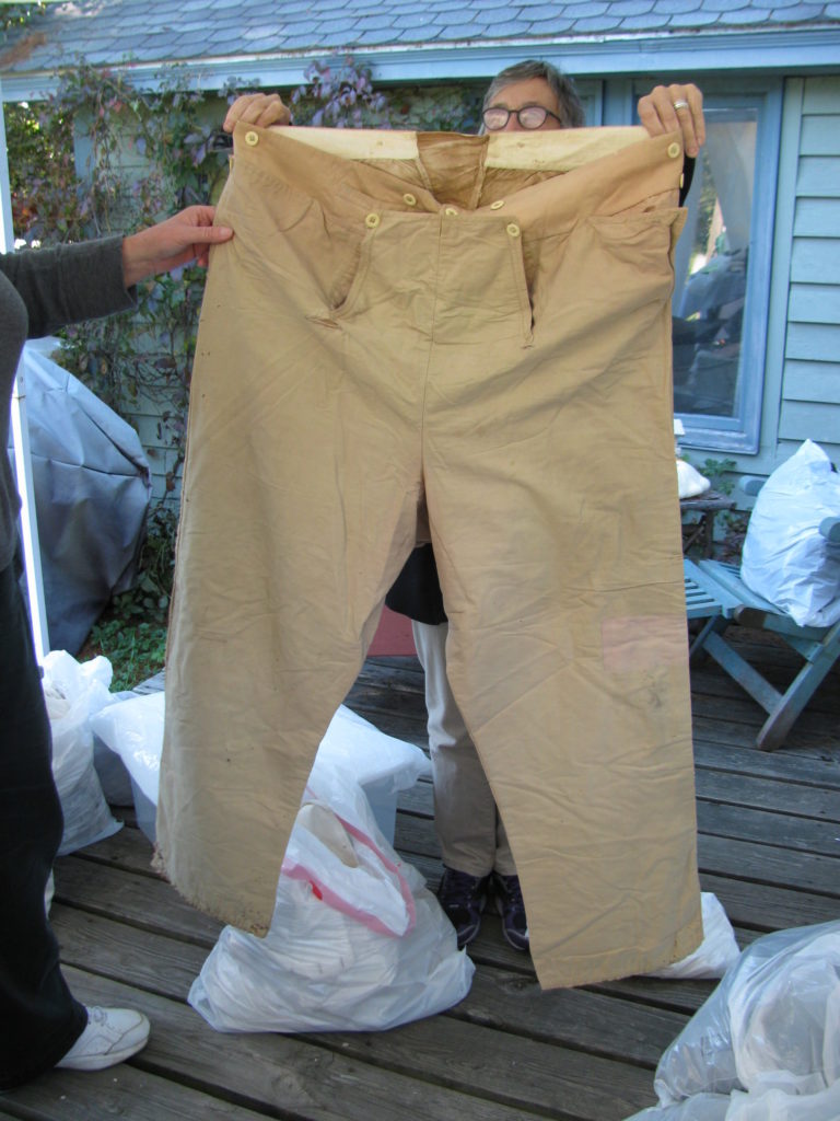 William C. Bradley high-waisted pants fresh from trunk storage