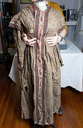 Brown Wrapping Gown
